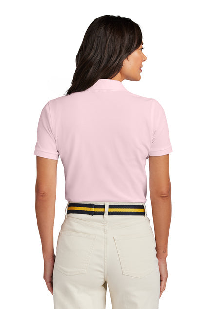 Brooks Brothers Women’s Pima Cotton Pique Polo with custom logo embroidery