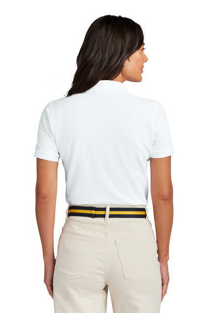 Brooks Brothers Women’s Pima Cotton Pique Polo with custom logo embroidery