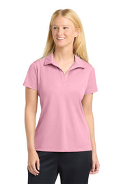 Sport-Tek Ladies Micropique Sport-Wick Polo with custom logo embroidery