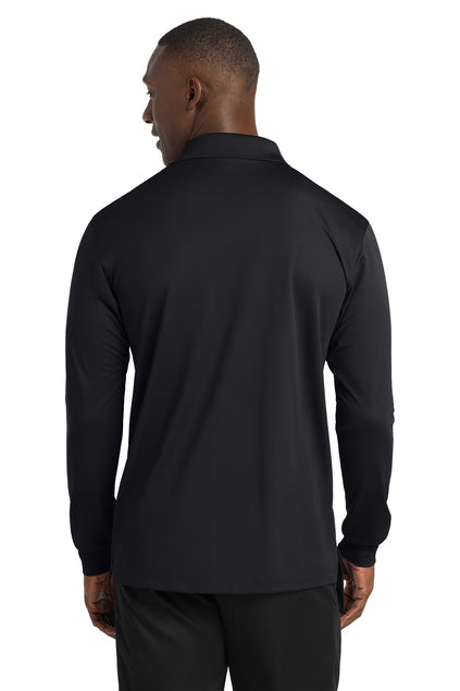 Sport-Tek Long Sleeve Micropique Sport-Wick Polo with custom logo embroidery