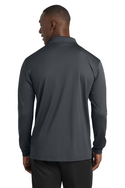 Sport-Tek Long Sleeve Micropique Sport-Wick Polo with custom logo embroidery