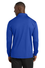 Sport-Tek Long Sleeve Micropique Sport-Wick Polo with custom logo embroidery