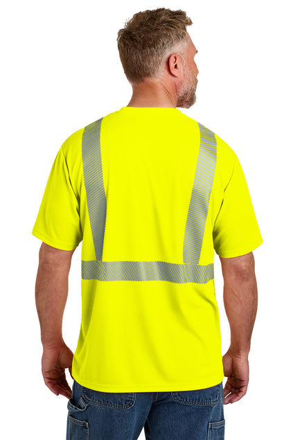 CornerStone ANSI 107 Class 2 Segmented Tape Tee with custom logo embroidery