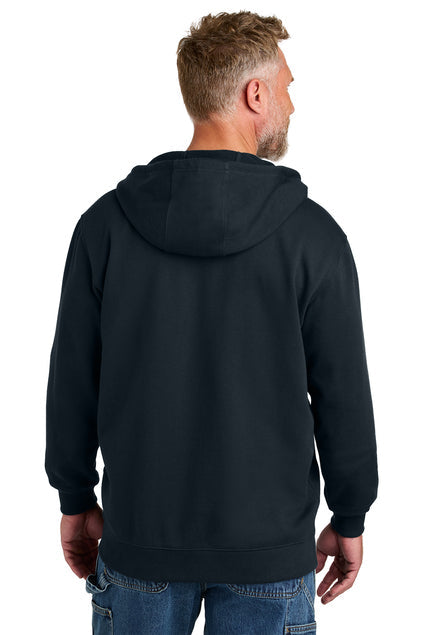 CornerStone Tough Fleece Full-Zip Hoodie with custom logo embroidery