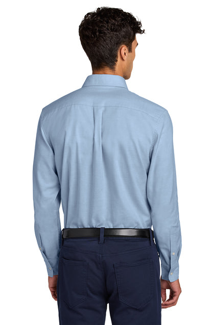 Mercer+Mettle Long Sleeve Modern Oxford Shirt with custom logo embroidery