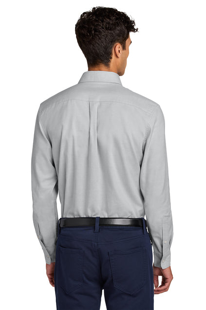 Mercer+Mettle Long Sleeve Modern Oxford Shirt with custom logo embroidery