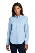 Mercer+Mettle Women’s Long Sleeve Modern Oxford Shirt with custom logo embroidery