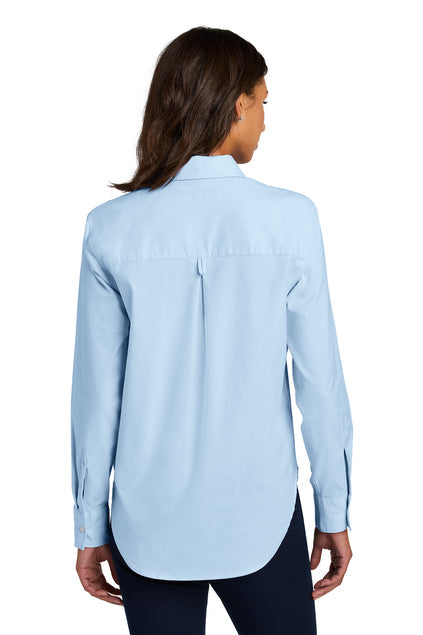 Mercer+Mettle Women’s Long Sleeve Modern Oxford Shirt with custom logo embroidery