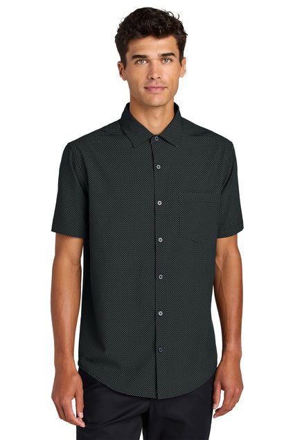 Mercer+Mettle Short Sleeve UV Capital Tech Shirt with custom logo embroidery