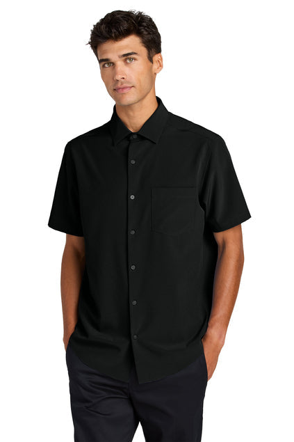 Mercer+Mettle Short Sleeve UV Capital Tech Shirt with custom logo embroidery