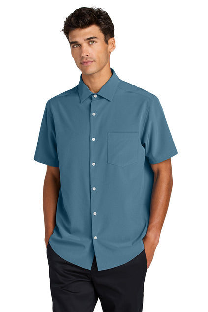 Mercer+Mettle Short Sleeve UV Capital Tech Shirt with custom logo embroidery