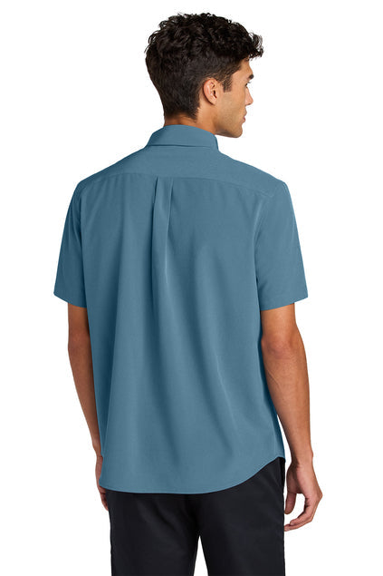 Mercer+Mettle Short Sleeve UV Capital Tech Shirt with custom logo embroidery