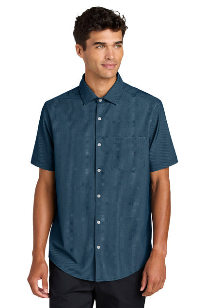 Mercer+Mettle Short Sleeve UV Capital Tech Shirt with custom logo embroidery