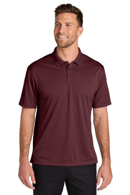 Port Authority Wearever Performance Pique Polo with custom logo embroidery