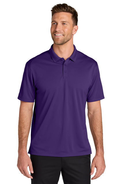 Port Authority Wearever Performance Pique Polo with custom logo embroidery