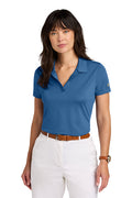 Brooks Brothers Women’s Mesh Pique Performance Polo with custom logo embroidery