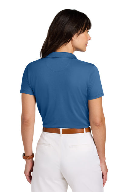 Brooks Brothers Women’s Mesh Pique Performance Polo with custom logo embroidery