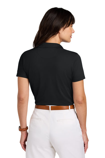 Brooks Brothers Women’s Mesh Pique Performance Polo with custom logo embroidery