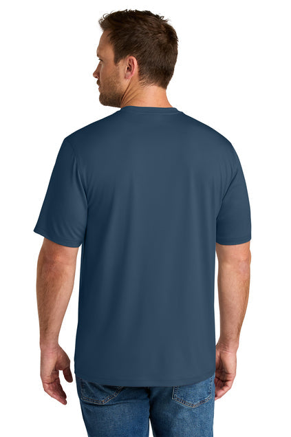 CornerStone Workwear Pro Short Sleeve Tee with custom logo embroidery