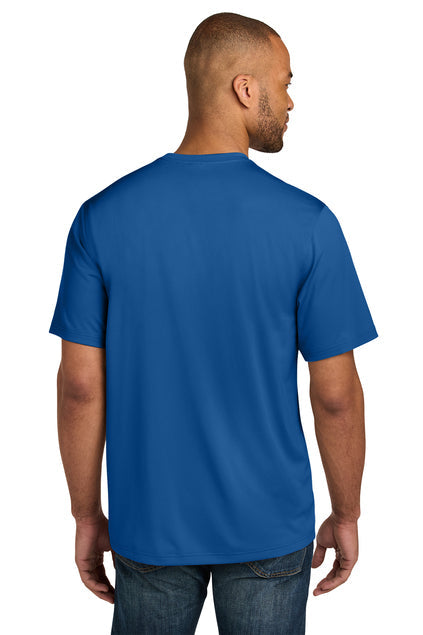 CornerStone Workwear Pro Short Sleeve Pocket Tee with custom logo embroidery