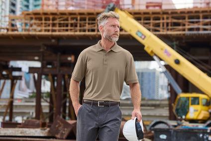 CornerStone Workwear Pro Polo with custom logo embroidery
