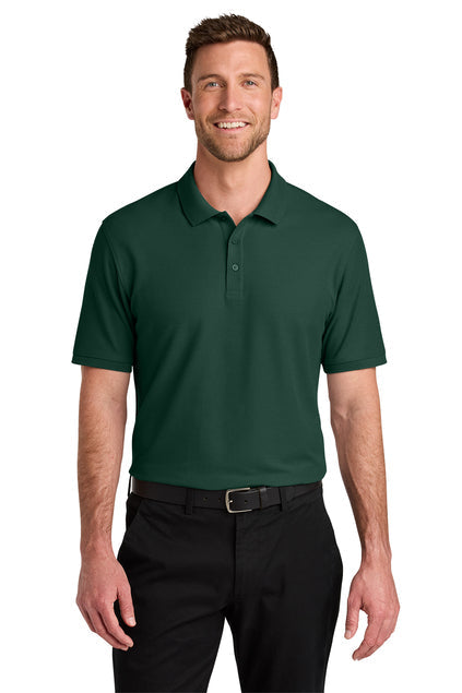 Port Authority Wearever Signature Pique Polo with custom logo embroidery