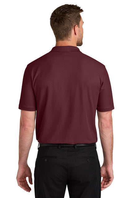 Port Authority Wearever Signature Pique Pocket Polo with custom logo embroidery
