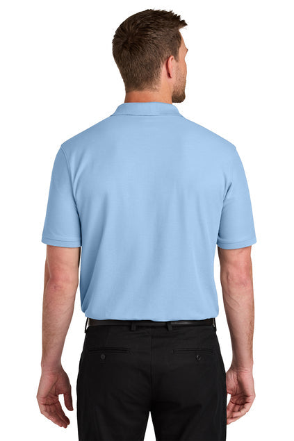 Port Authority Wearever Signature Pique Pocket Polo with custom logo embroidery