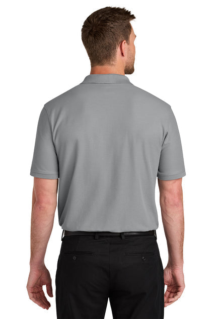 Port Authority Wearever Signature Pique Pocket Polo with custom logo embroidery