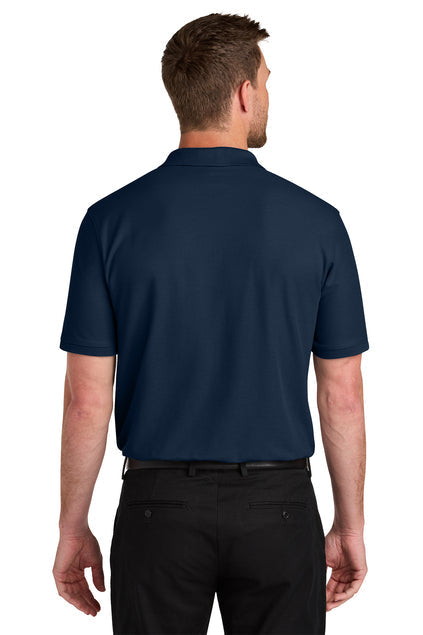 Port Authority Wearever Signature Pique Pocket Polo with custom logo embroidery