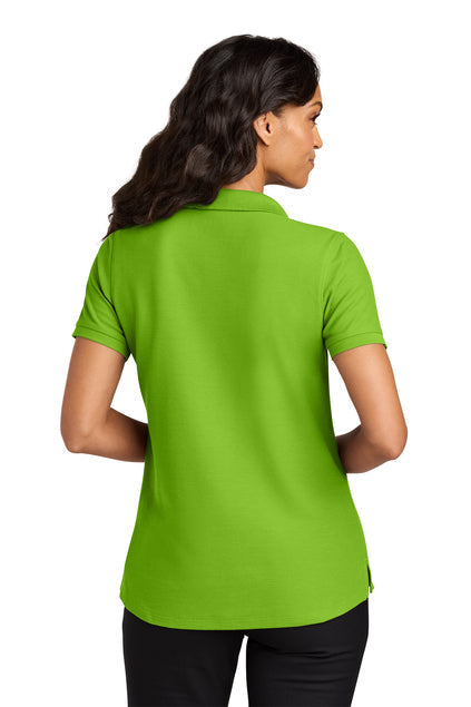 Port Authority Women’s Wearever Signature Pique Polo with custom logo embroidery