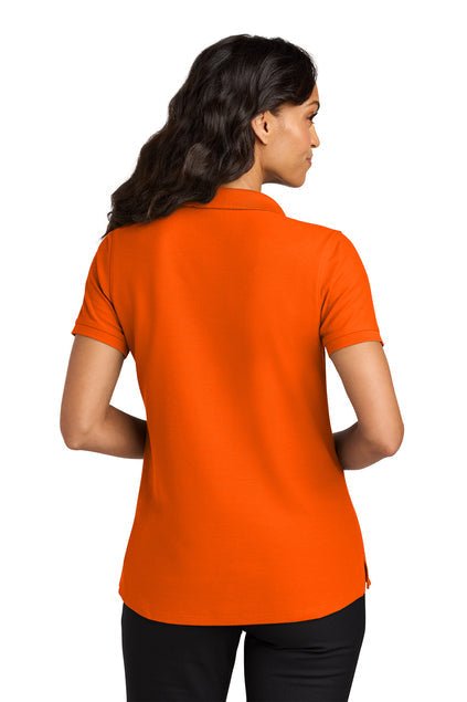 Port Authority Women’s Wearever Signature Pique Polo with custom logo embroidery