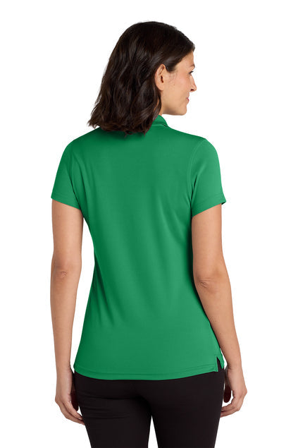 Port Authority Ladies Dry Zone UV Micro-Mesh Polo with custom logo embroidery