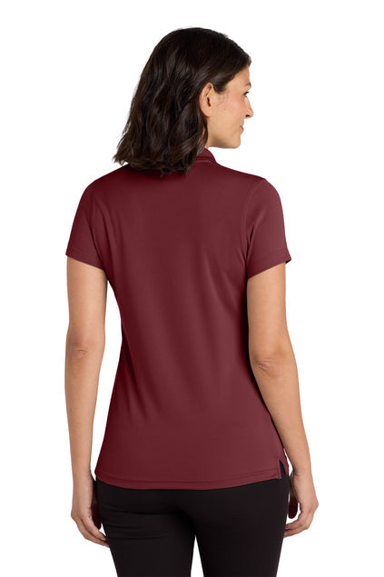 Port Authority Ladies Dry Zone UV Micro-Mesh Polo with custom logo embroidery