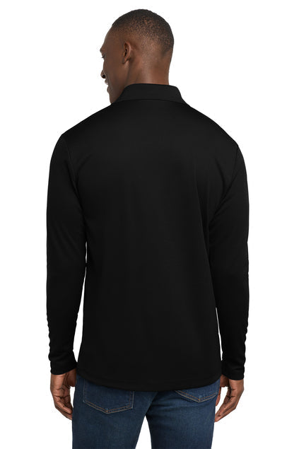 Sport-Tek PosiCharge RacerMesh Long Sleeve Polo with custom logo embroidery