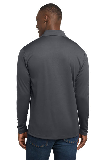 Sport-Tek PosiCharge RacerMesh Long Sleeve Polo with custom logo embroidery