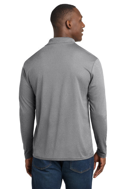 Sport-Tek PosiCharge RacerMesh Long Sleeve Polo with custom logo embroidery