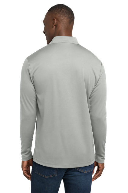Sport-Tek PosiCharge RacerMesh Long Sleeve Polo with custom logo embroidery