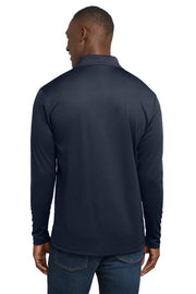 Sport-Tek PosiCharge RacerMesh Long Sleeve Polo with custom logo embroidery