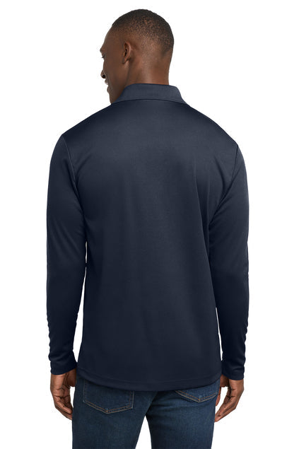 Sport-Tek PosiCharge RacerMesh Long Sleeve Polo with custom logo embroidery