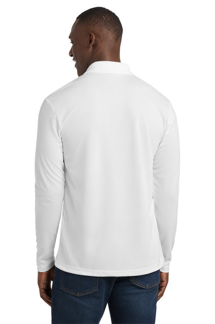 Sport-Tek PosiCharge RacerMesh Long Sleeve Polo with custom logo embroidery
