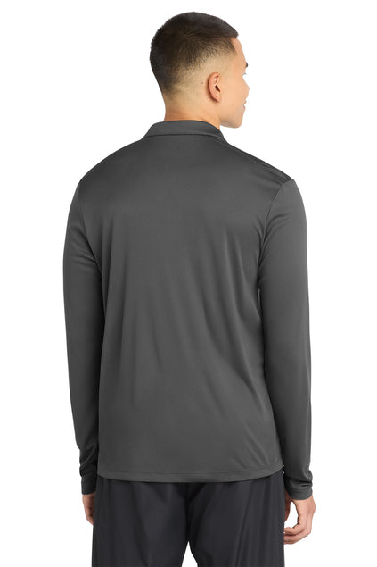 Sport-Tek Posi-UV Pro Long Sleeve Polo with custom logo embroidery