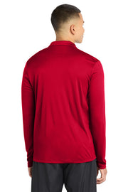 Sport-Tek Posi-UV Pro Long Sleeve Polo with custom logo embroidery