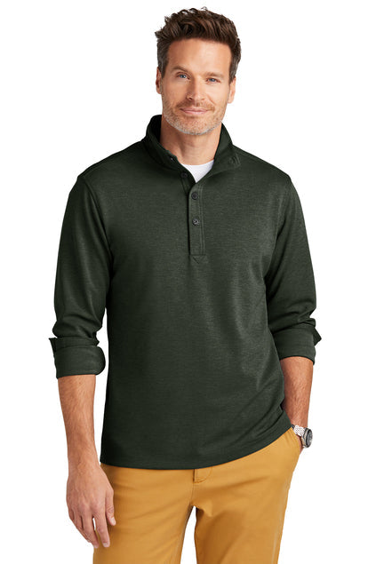 Brooks Brothers Mid-Layer Stretch 1/2-Button with custom logo embroidery