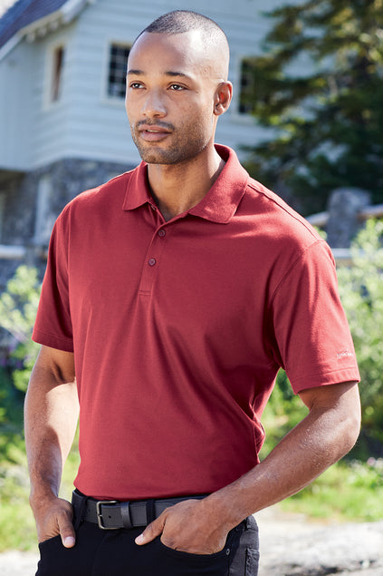 Eddie Bauer Performance Polo with custom logo embroidery