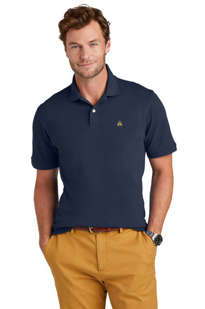 Brooks Brothers Pima Cotton Pique Polo with custom logo embroidery