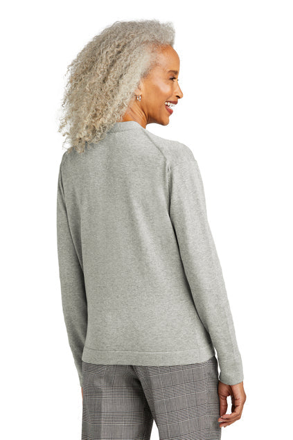 Brooks Brothers Women’s Cotton Stretch Cardigan Sweater with custom logo embroidery