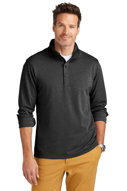 Brooks Brothers Mid-Layer Stretch 1/2-Button with custom logo embroidery