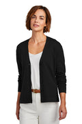 Brooks Brothers Women’s Cotton Stretch Cardigan Sweater with custom logo embroidery