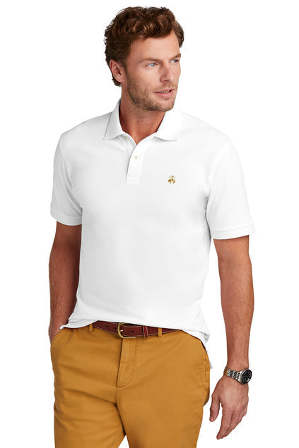 Brooks Brothers Pima Cotton Pique Polo with custom logo embroidery